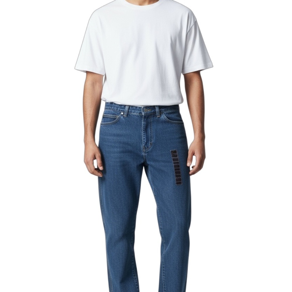 Men’s Berkeley Jensen Relaxed Fit Straight Leg blue jeans Size 34/32